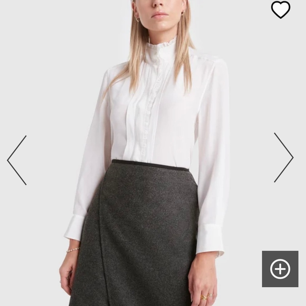 G.Label Litvack Pleated Collar Button down